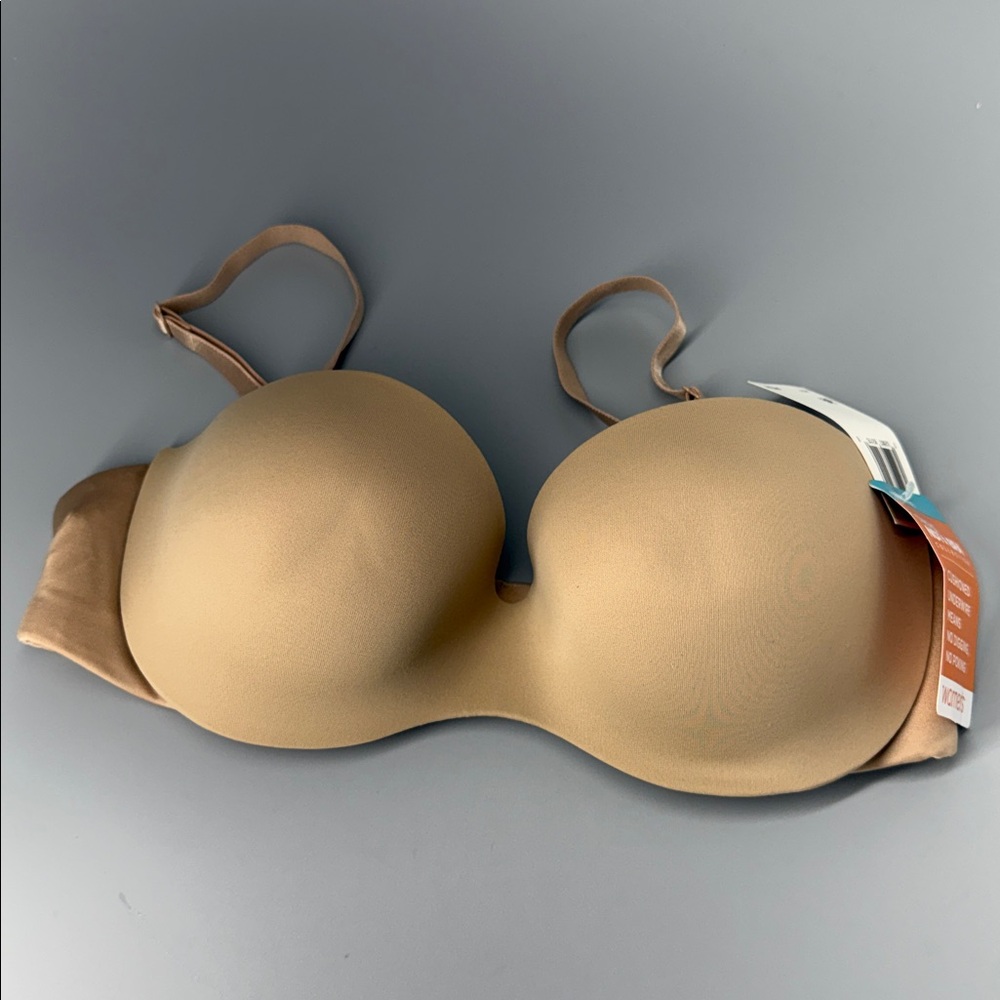 Warner's Womens Cushioned Underwire Lightly Lined Convertible Strapless Bra 36B - Picture 4 of 10
